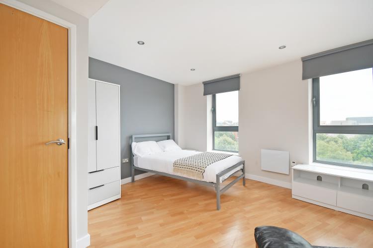 Studio Apartment<br>408 Cube, West One, 2 Broomhall Street, City Centre, Sheffield S3 7SW