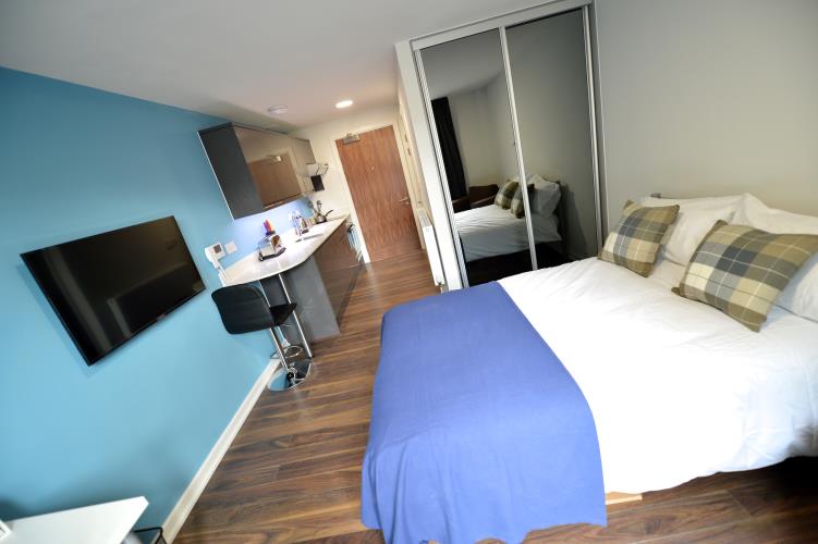Studio, Gatecrasher Apartments<br>104 Arundel Street, City Centre, Sheffield S1 4TH