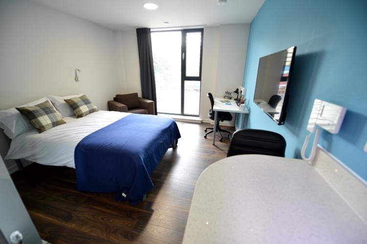 Studio, Gatecrasher Apartments<br>104 Arundel Street, City Centre, Sheffield S1 4TH