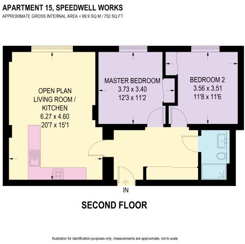 Deluxe 2 Bedroom Speedwell Works Apartments<br>75 Sidney Street, City Centre, Sheffield S1 4RG