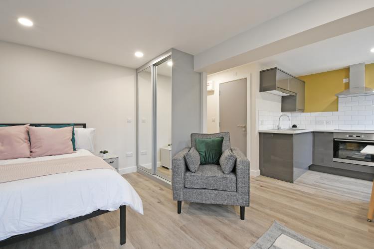 Studio, Broomgrove Apartments<br>9 Broomgrove Road, Ecclesall Road, Sheffield S10 2LW
