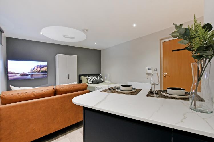 West One Renovated Studio - Available July<br>West One, Fitzwilliam Street, City Centre, Sheffield S1 4JB