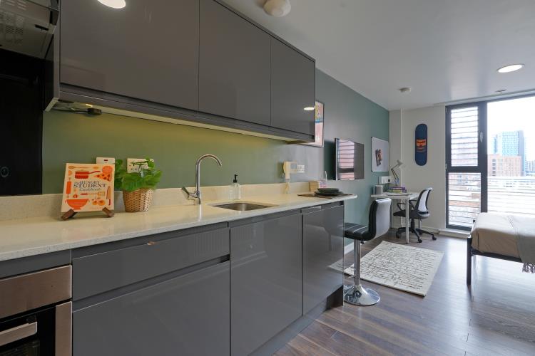 Deluxe Studio Gatecrasher<br>221 Gatecrasher Apartments, Arundel Street, City Centre, Sheffield S1 4TH