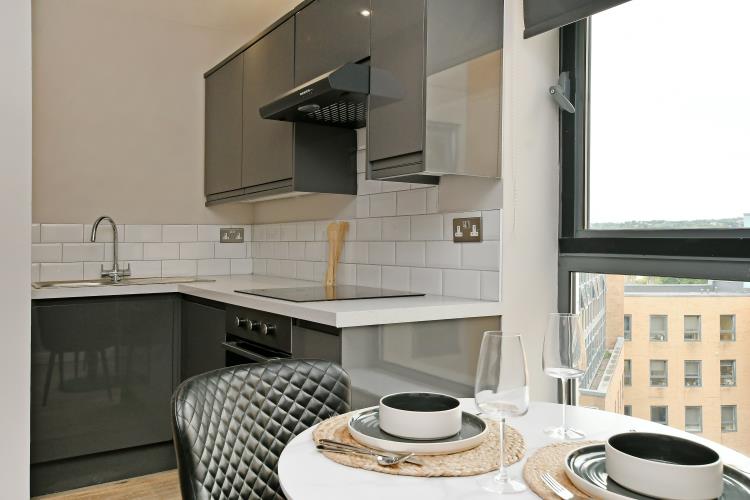 West One Refurbished Studio Apartment<br>Apartment 604, West One, Cube, Broomhall Street, City Centre, Sheffield S3 7SW