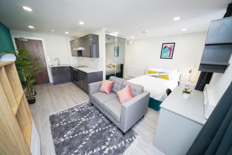 Deluxe Studio Apartment, Sellers Wheel<br>108 Arundel Lane, City Centre, Sheffield S1 4RF